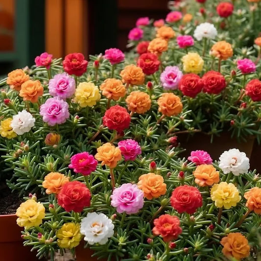 🌸Mixed Color Rainbow Rose Seeds – 🌿Perennial Flower Seeds / Large Flowers / Easy to Grow🌸🔥