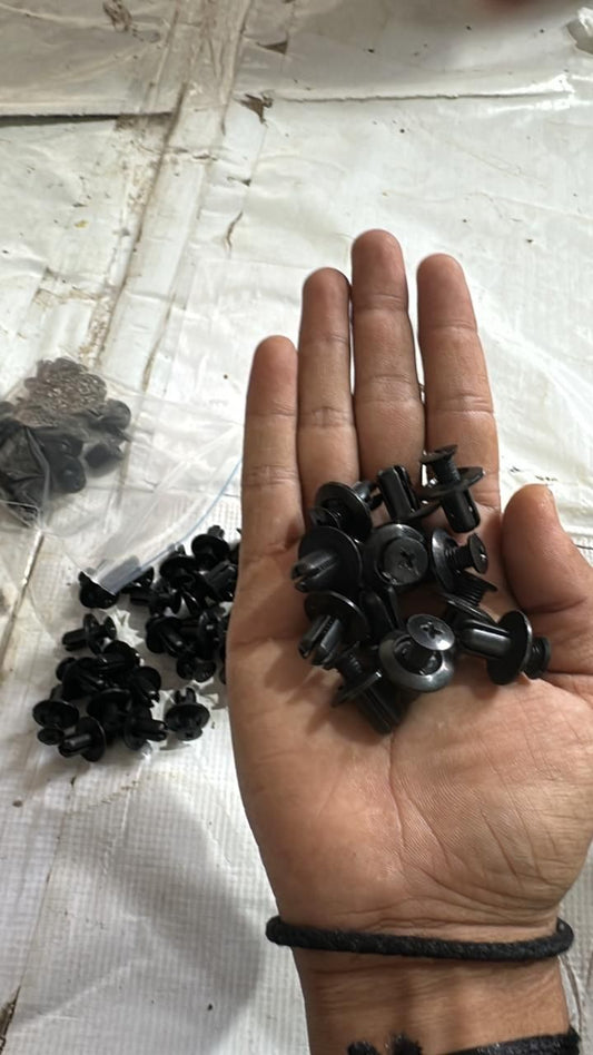 🔥 LAST DAY 49% OFF – 100-pack universal screw clamps – Suitable for car fenders, door panels, C05 C20 C32 B01 D02 A16 car parts.