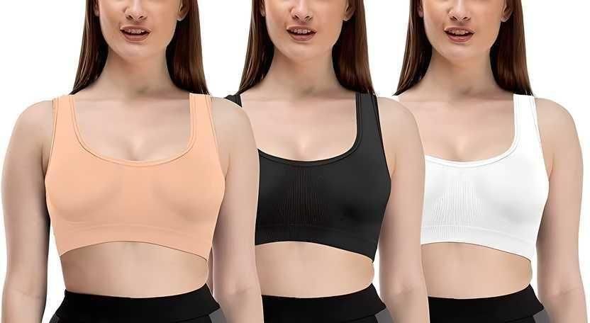 all-day comfort meets perfect shape! criss-cross lift & sculpt bra 50% off👚⚡️ | pack of 3