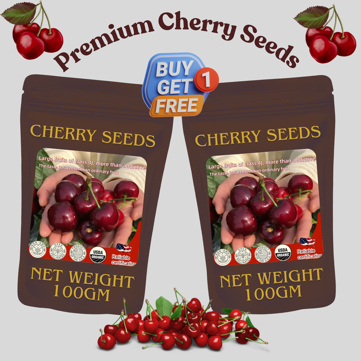 ✨top grade & productive – chilean cherry seeds direct from origin🌱🔥buy 1 get 1 free! 🔥🌱