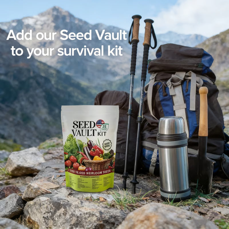 🔥last day🚰vegetable seeds vault kit | 35 variety pack 16,000+ seeds total