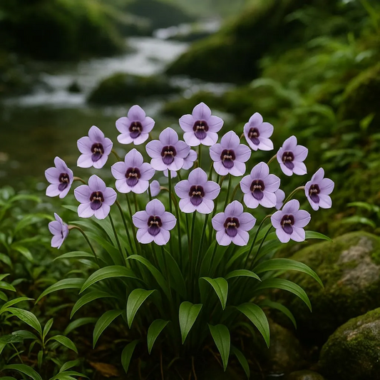 🌱🌺Rare Monkey Face Orchid Tubers⚜️ 🐵🐵 Free Organic Pot Mix 100 Grams🌱🌺