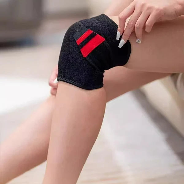 🔥 50% off! 🦵 adjustable knee support - 3-heat settings & massage function, breathable neoprene material, ideal for sports and daily comfort 🌟🧴