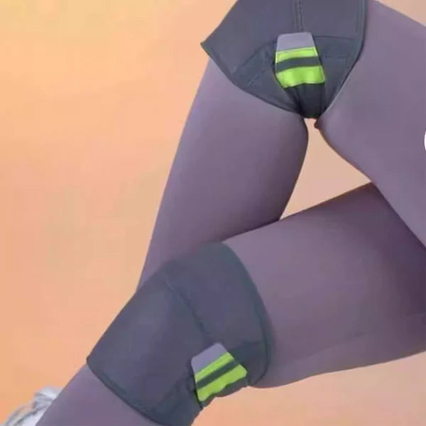 🔥 50% off! 🦵 adjustable knee support - 3-heat settings & massage function, breathable neoprene material, ideal for sports and daily comfort 🌟🧴