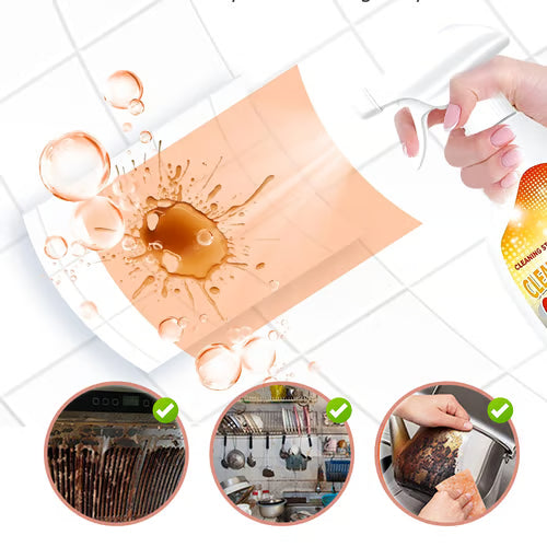 🔥hot sale 50% off🔥💥heavy-duty kitchen degreaser foam cleaner spray💥🔥 buy 1 get 1 free! 🔥